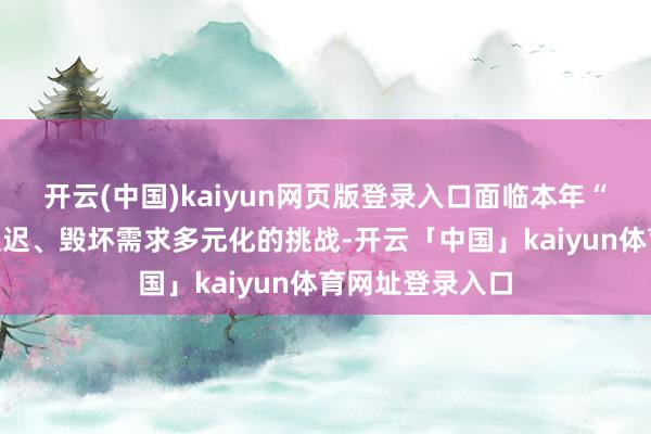 开云(中国)kaiyun网页版登录入口面临本年“双十一”周期延迟、毁坏需求多元化的挑战-开云「中国」kaiyun体育网址登录入口