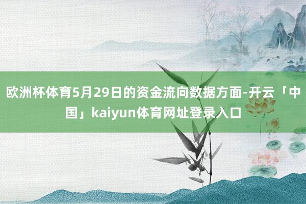 欧洲杯体育5月29日的资金流向数据方面-开云「中国」kaiyun体育网址登录入口